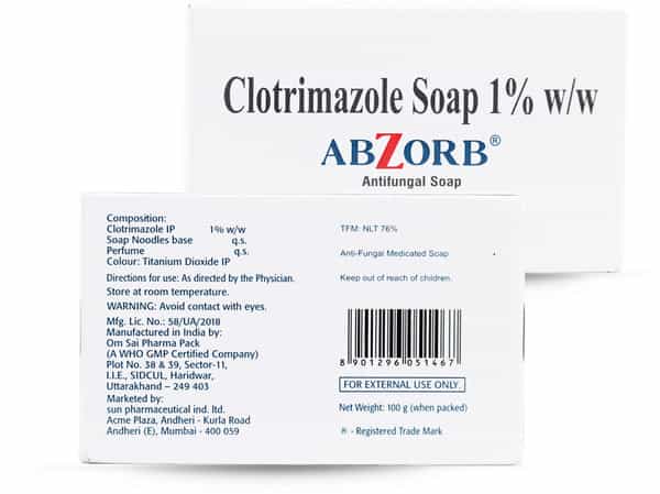 Abzorb | Antifungal Soap | 100 Gm