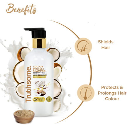 Truthsome Color Protect Shampoo With Quinoa Protein & Coconut Milk | 300 Ml
