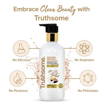 Truthsome Color Protect Shampoo With Quinoa Protein & Coconut Milk | 300 Ml