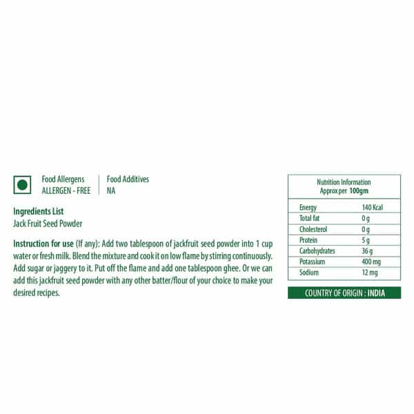 Kerala Naturals Jack Fruit Seed Powder 200G ( 2 X 100G)