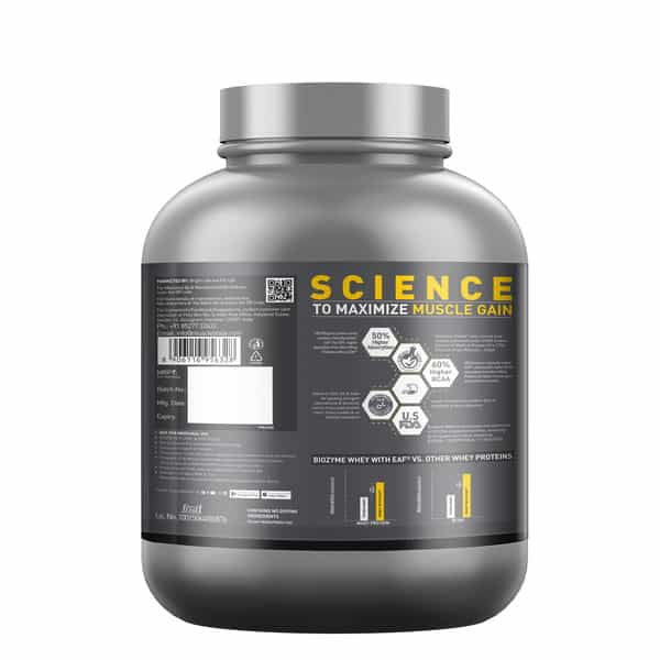 Muscleblaze Biozyme Performance Whey Protein (Rich Chocolate | 1.75 Kg / 3.85 Lb)