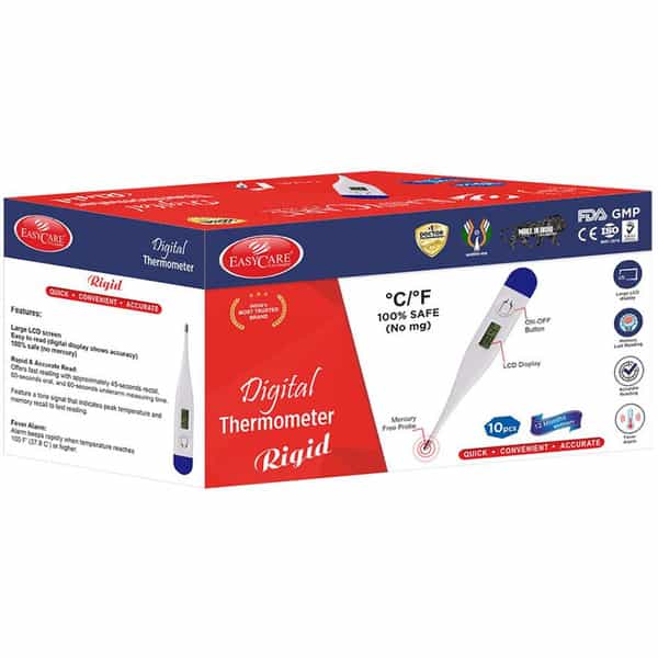 Easycare Rigid Ec5004 Digital Thermometer 1 Number
