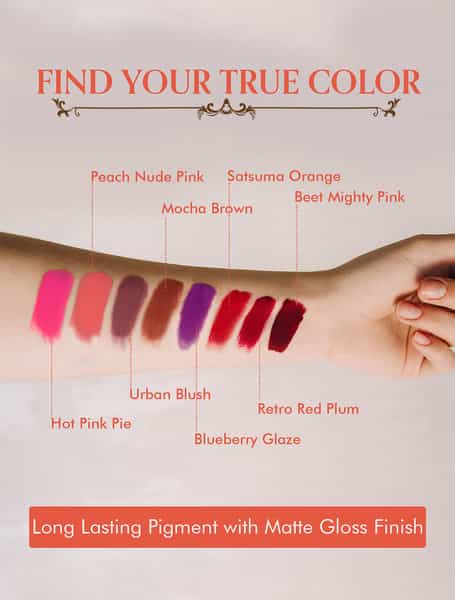 Tac - The Ayurveda Co.lip & Cheek Tint Blush With Peach Cocoa & Coconut Oil - 10 Gm