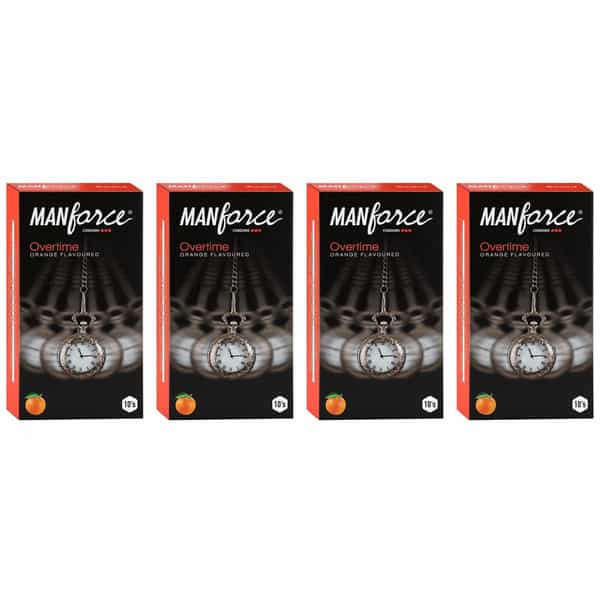 Manforce Condoms Assorted Flavour 10 Pcs X Pack Of 4