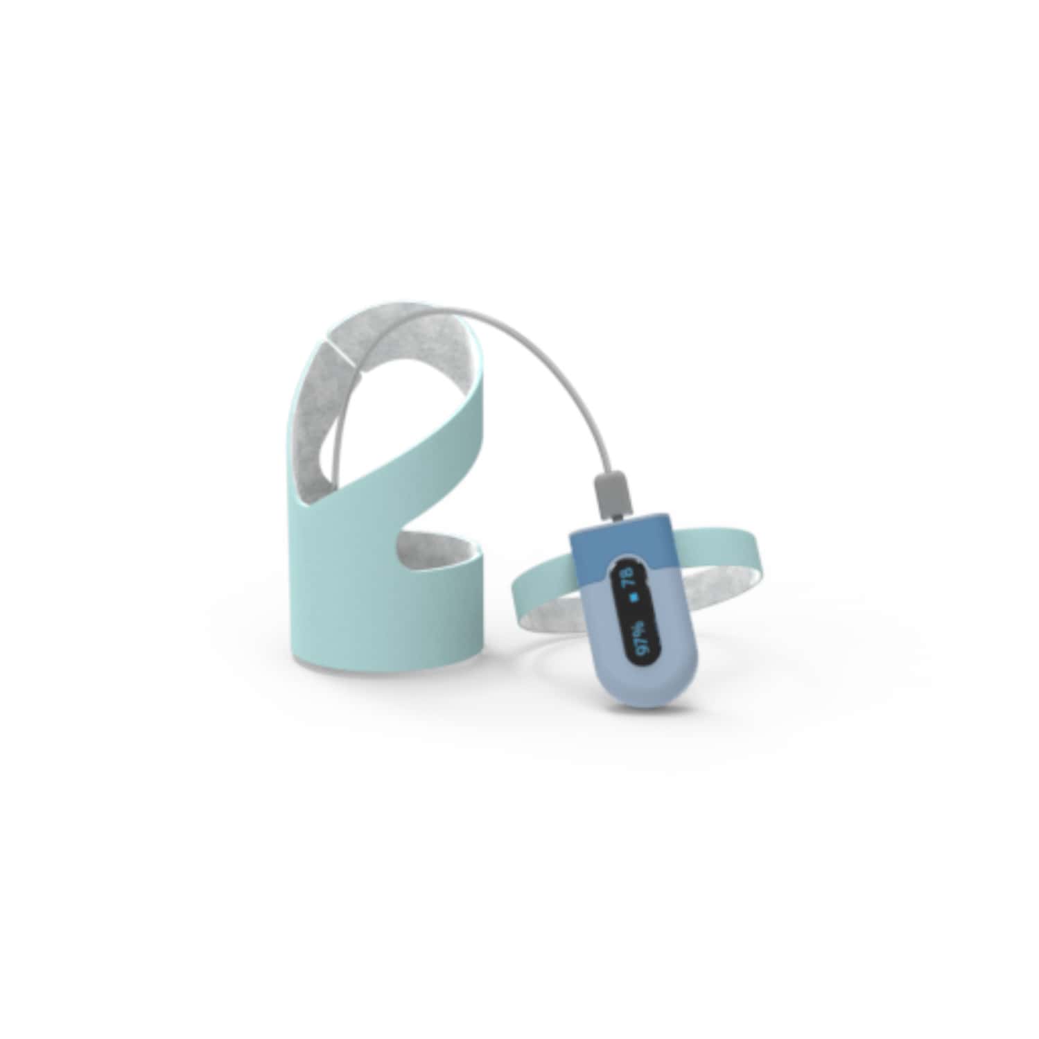 Janitri Navam Smart Baby Monitor For 0 2 Years I Bluetooth Wearable Pulse Oximeter