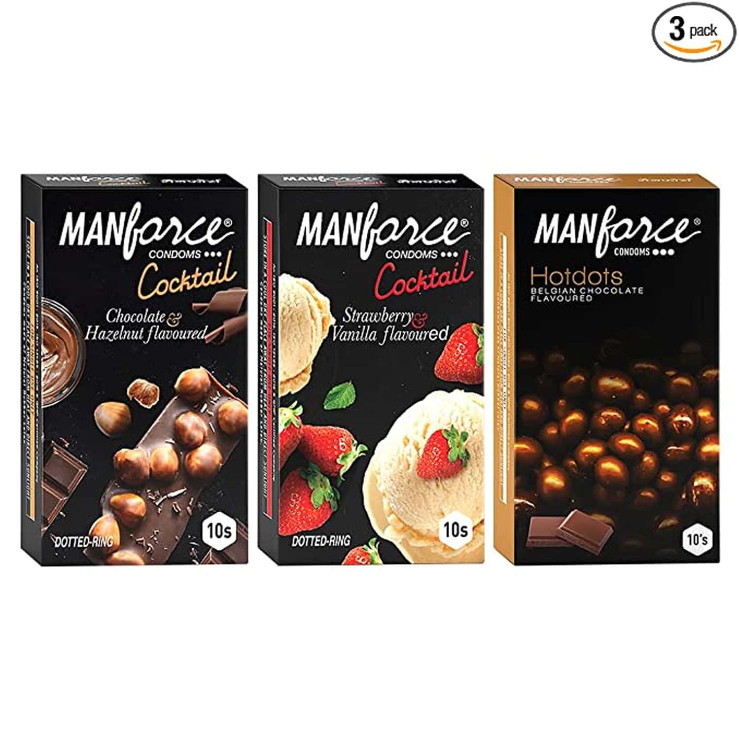 Manforce Exotic Premium Condoms Combo (Pack Of 3)