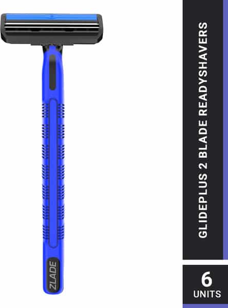 Zlade Glide Ii Plus Readyshaver Twin Blade Disposable Shaving Razor For Men