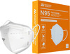 Arcatron N95 Face Mask 95% High Filtration|4 Layers Protection|Fog Proof|Adult Size|Pack Of 100