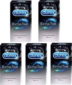 Durex Extra Time Condoms For Longer Lasting Pleasure (love Sex 50s)