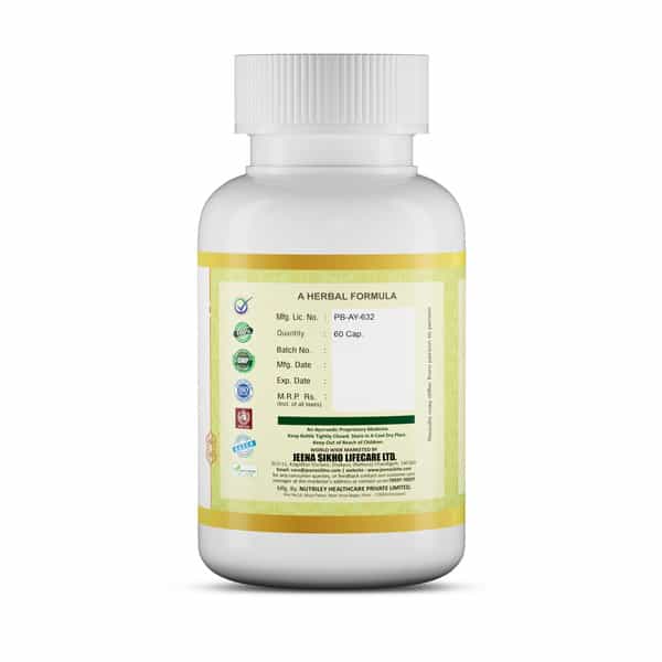 Jeena Sikho Sanjeevani Capsules | Ayurvedic Supplements For Digestion | Liver Health | 60 Capsules