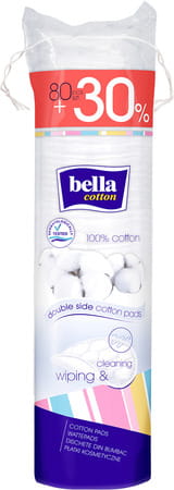 Bella Cotton Pads 80 Pcs + 30% Free