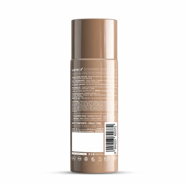Ustraa Khaki Deodorant Body Spray - 150Ml - Pack Of 3