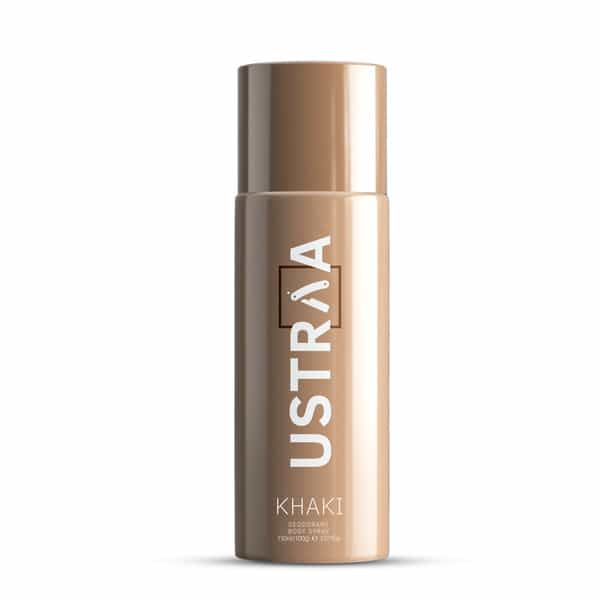Ustraa Khaki Deodorant Body Spray - 150Ml - Pack Of 3
