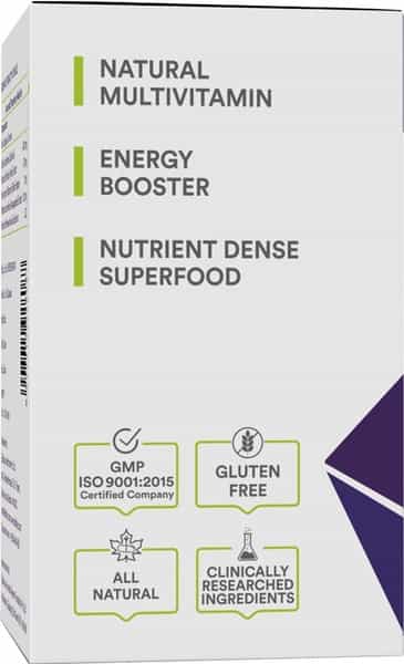 Siddhayu Spiruactiv Capsules-Vmultivitamin Immunity Booster Natural Spirulina - 60 Caps