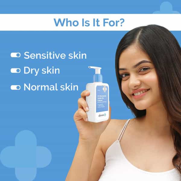 The Derma Co 2% Niacinamide Gentle Skin Cleanser | Sensitive/Dry/Normal Skin - 125 Ml