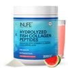 Inlife Marine Collagen Powder | Fish Collagen Peptides Supplements - Unisex (Watermelon | 200g)