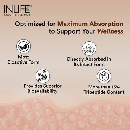 Inlife Marine Collagen Powder | Fish Collagen Peptides Supplements - Unisex (Watermelon | 200g)