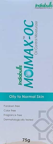 Moimax Oc Oil Control Moisturizer | Oily To Normal Skin | Cream | 75 Gm