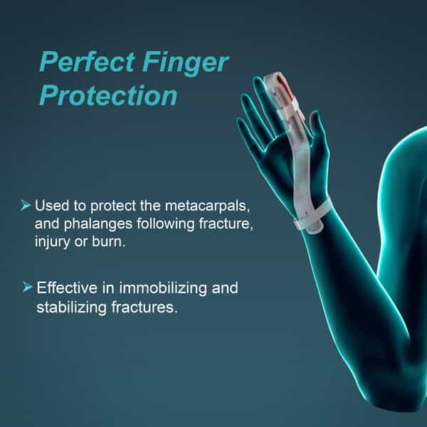 Tynor Finger Extension Splint Silver Medium 1 Unit