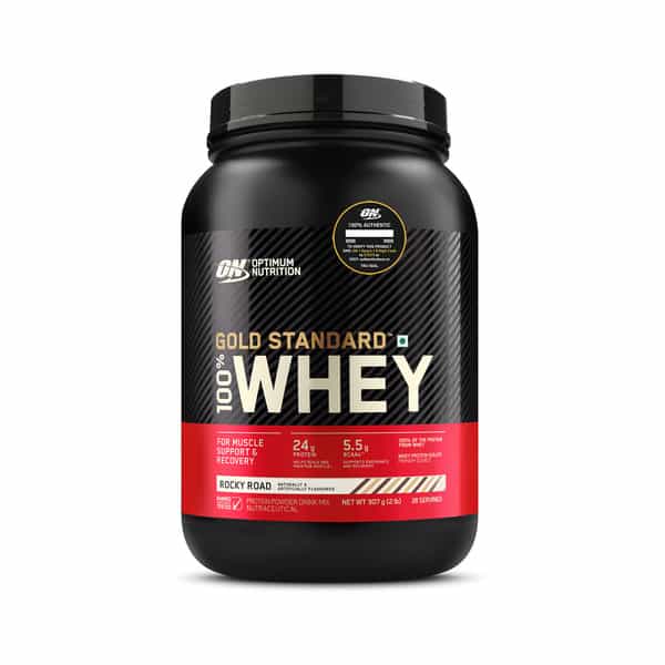 Optimum Nutrition (On) Gold Standard 100% Whey Protein Powder 2 Lbs | 907G Rocky Road