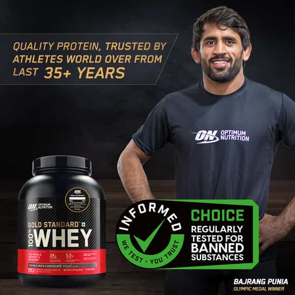 Optimum Nutrition (On) Gold Standard 100% Whey Protein Powder 2 Lbs | 907G Rocky Road