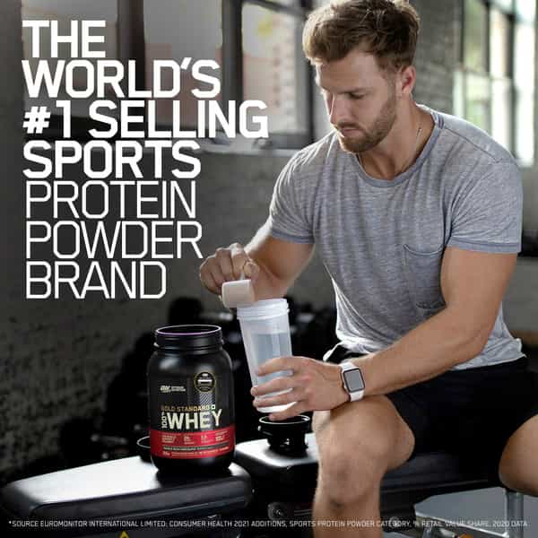 Optimum Nutrition (On) Gold Standard 100% Whey Protein Powder 2 Lbs | 907G Rocky Road