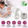 Luvlap Electric Breast Pump With 3 Phase Pumping 2Pcs Breast Pads Free Soft & Gentle