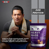 Sos Nutrition High Protein Mass Weight Gainer | 24G Protein & Multivitamins | Chocolate - 500G X 2