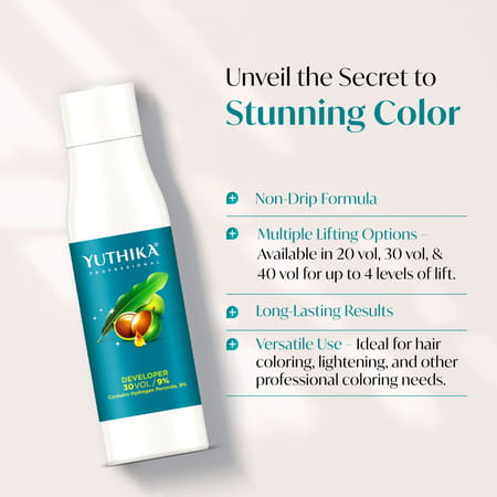 Yuthika Professional Developer For Hair Color 30 Volume (9%) 250Ml