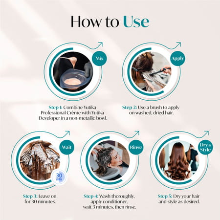 Yuthika Professional Developer For Hair Color 30 Volume (9%) 250Ml