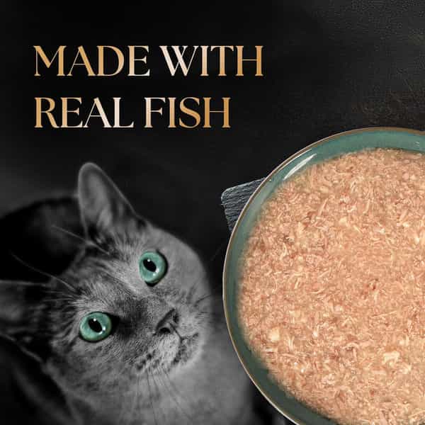 Sheba Fine Premium Adult (1+ Years) Wet Cat Food | Chicken With Tuna In Gravy | 70 G (Pack Of 28)