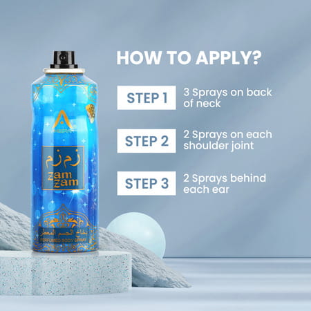 St.John Ameerah Perfumed Body Spray Zam Zam Deodorant For Men-200ml