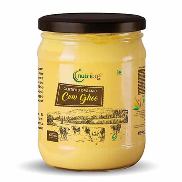 Buy CERTIFIED ORGANIC COW GHEE 500 ML Online & Get Upto 60