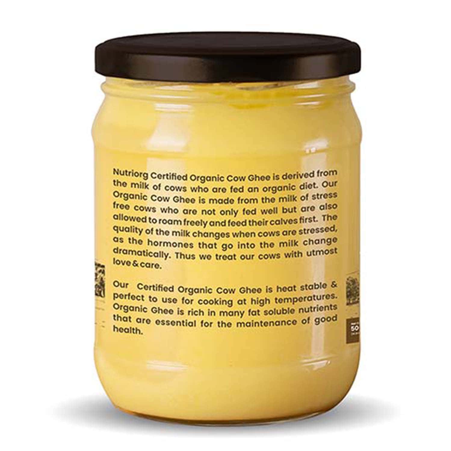 Buy CERTIFIED ORGANIC COW GHEE 500 ML Online & Get Upto 60