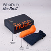 Mymuse Breeze Personal Massager With Suction Technology - 10 Speeds, Rechargeable, Flaming Tangerine