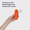 Mymuse Breeze Personal Massager With Suction Technology - 10 Speeds, Rechargeable, Flaming Tangerine