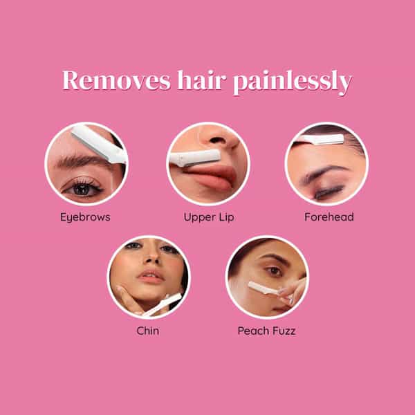 Letsshave Evior Women Face Razor (Pack Of 6)