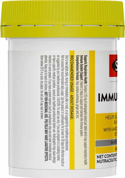 Swisse Ultiboost Immune Action For Immunity With 125Mg Andrographis Extract 30 Tablets - Bottle