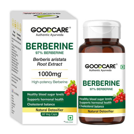 Goodcare Berberine Capsules | Adults | Metabolism Support | 60 Capsules | Pack Of 1