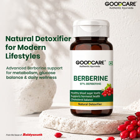 Goodcare Berberine Capsules | Adults | Metabolism Support | 60 Capsules | Pack Of 1