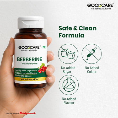 Goodcare Berberine Capsules | Adults | Metabolism Support | 60 Capsules | Pack Of 1