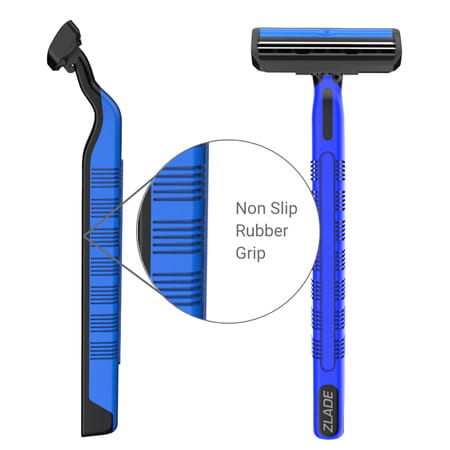 Zlade Glide Ii Plus Readyshaver Twin Blade Disposable Shaving Razor For Men - Pack Of 18