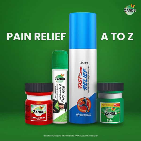 Zandu Pain Relief Balm Bottle Of 50 Ml