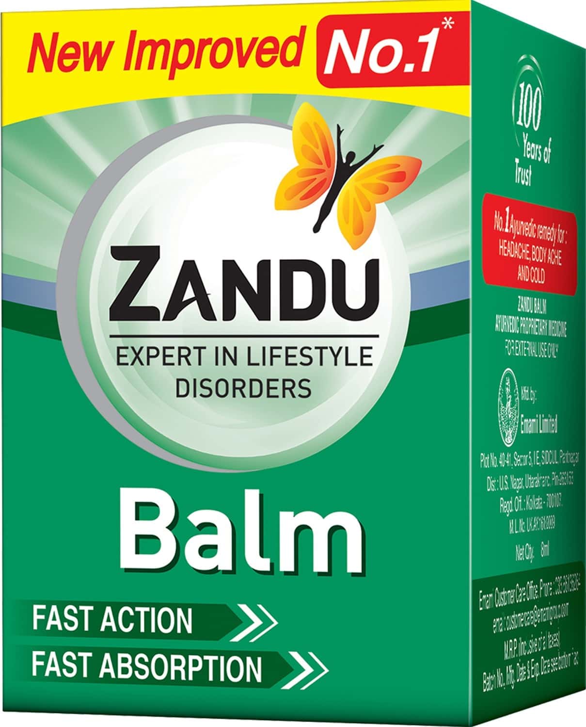 Buy ZANDU PAIN RELIEF BALM BOTTLE OF 50 ML Online & Get Upto 60 OFF at