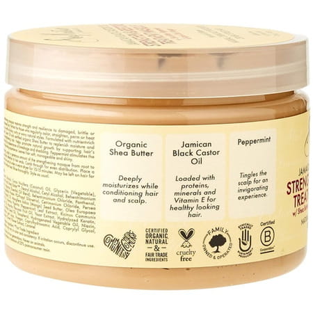 Shea Moisture Jamaican Black Castor Oil Strengthen And Restore Treatment Masque | 340 G