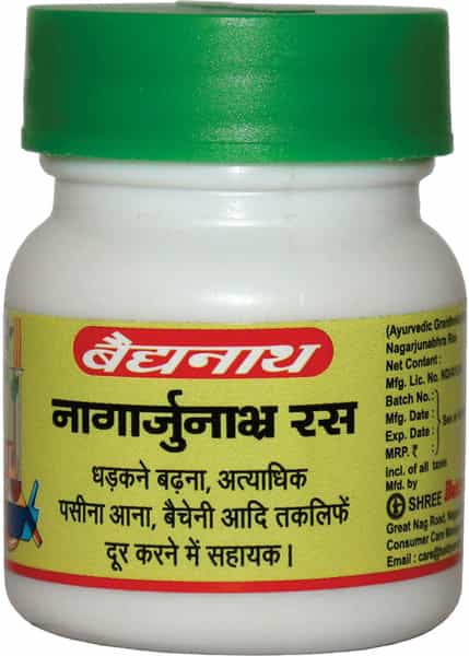 Baidyanath Asli Ayurved Nagarjunabhra Ras 40 Tablets (Pack Of 2)