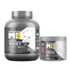 Muscleblaze Biozyme Performance Whey (Chocolate Hazelnut | 2Kg) & Creatine Monohydrate Creamp (100G)