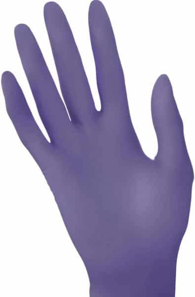 Halyard Lavender Nitrile Powder-Free Hand Gloves - Box Of 50 Pairs ( M Size)