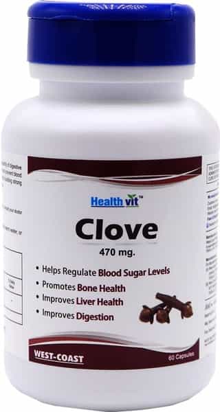 Healthvit Clove 470 Mg -60 Capsules