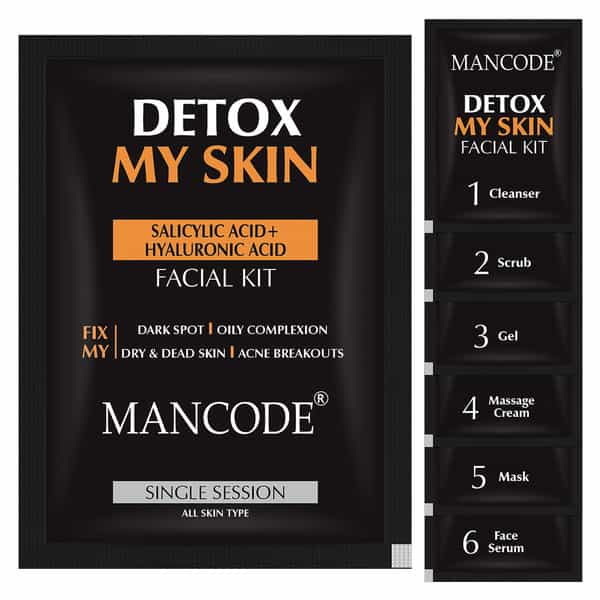 Mancode Detox My Skin Facial Kit For Men 58Gm